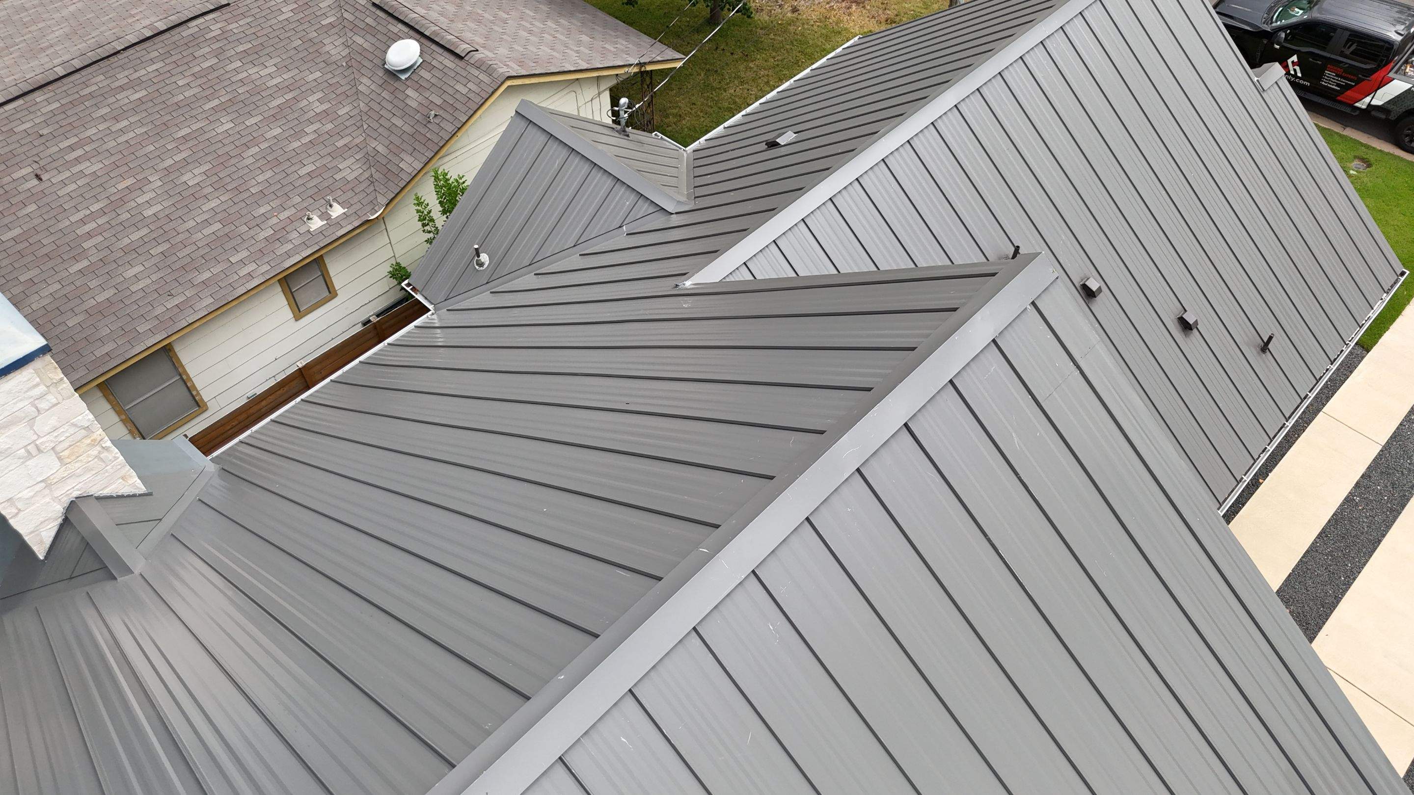 Charcoal Grey - L&A Metals LLC Type FF100, Hidden fastener/Standing Seam by RoofsOnly.com