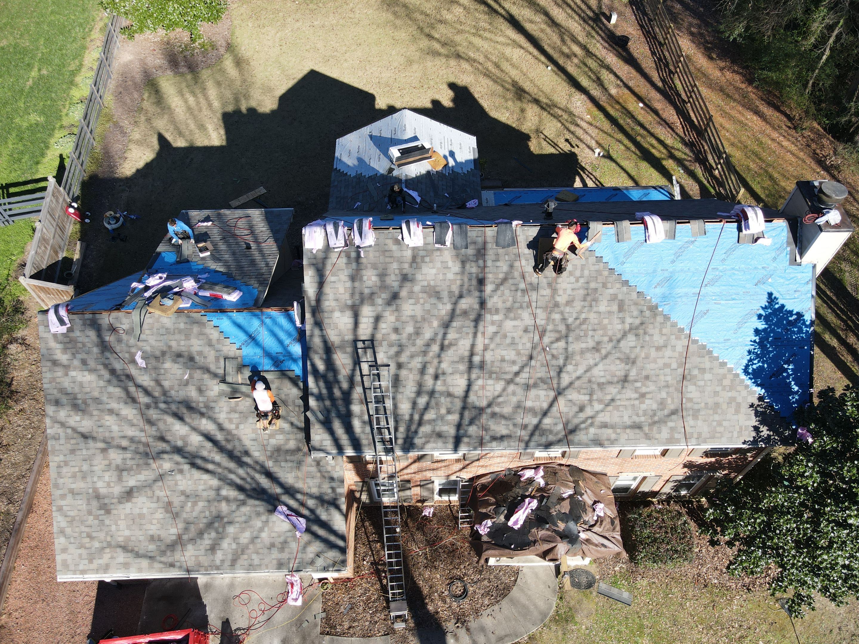 Residential Roofing Installation using Owens Corning by Inspector Roofing and Restoration