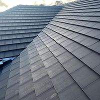 Boral Saxony 900 Plantation Dark Charcoal  by Total Roofing System The Metal Roof Experts