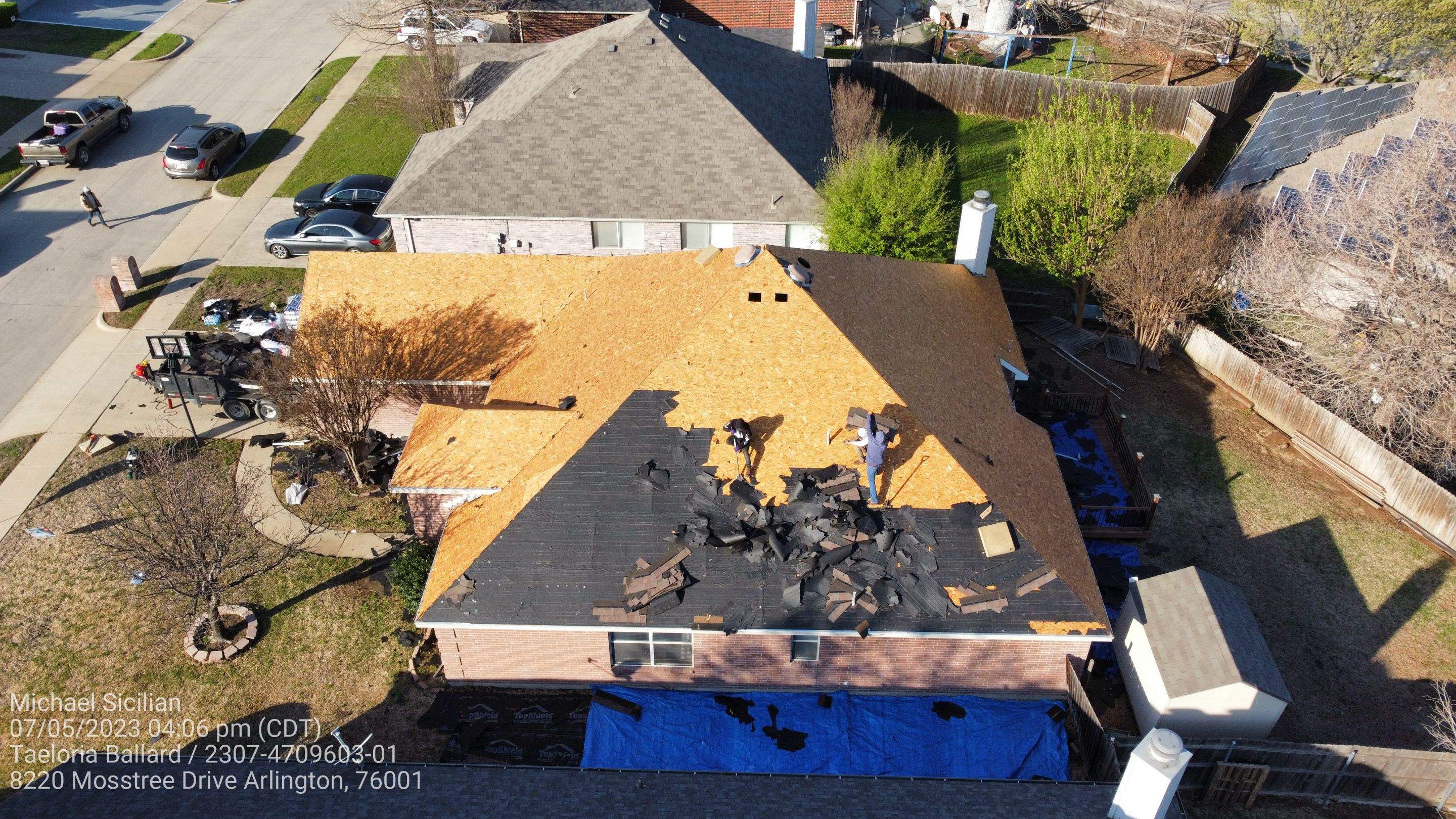 Project in Arlington  by Zeus Exteriors