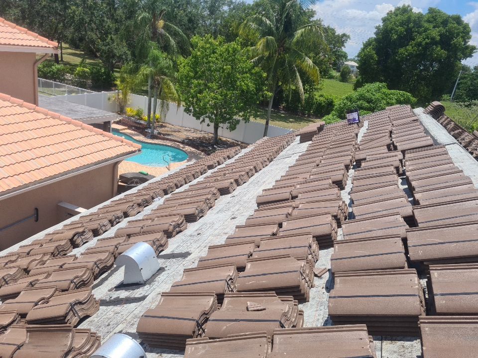 Residential Roofing Installation using Eagle Roofing Tile by BLUES BROTHERS ROOFING