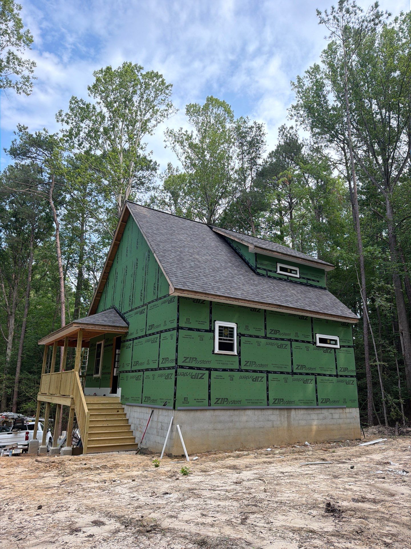 Custom New Home Roof Install in Heathsville by Cade Construction