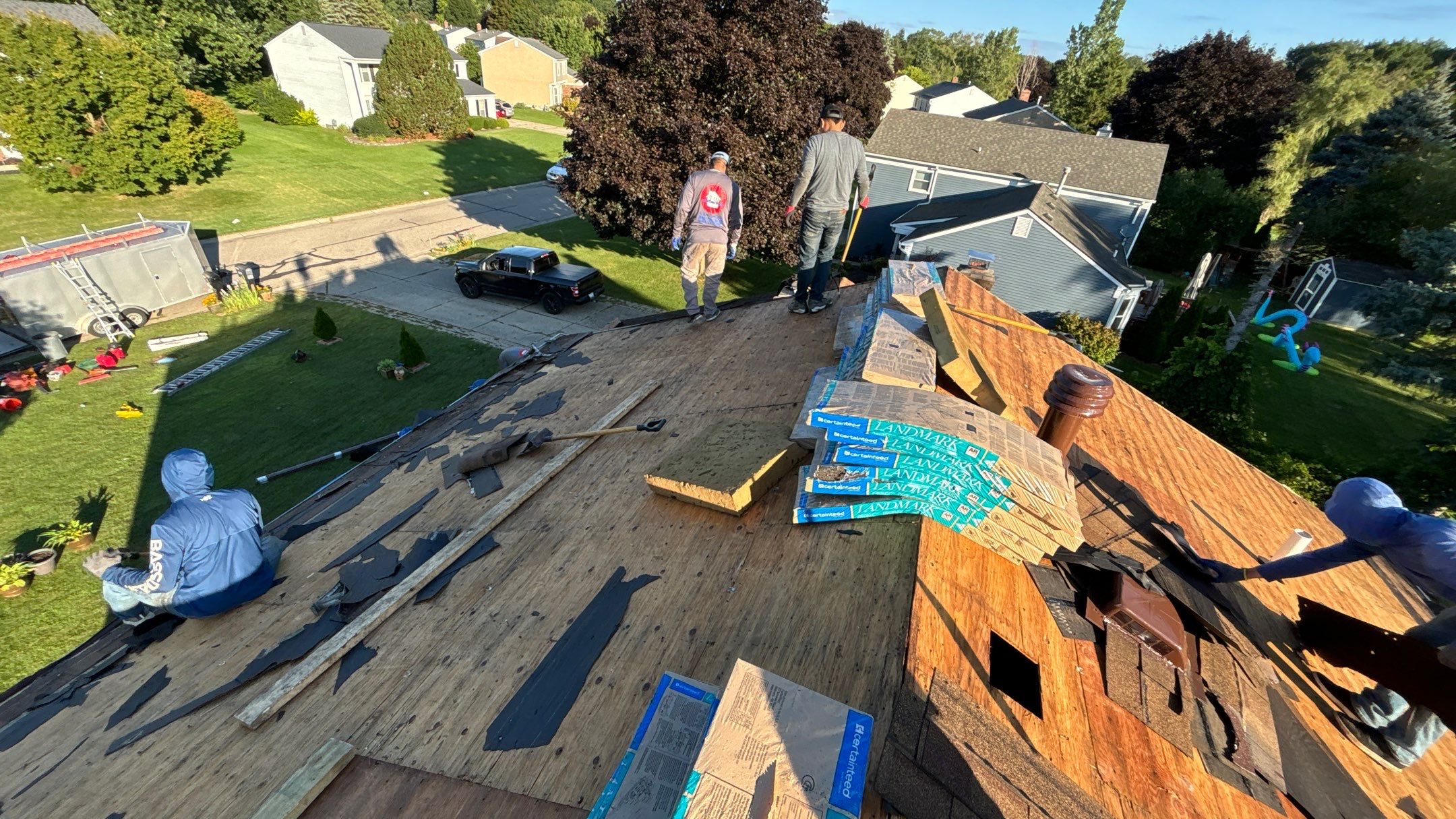 Roof Replacement using CertainTeed Landmark by 180 Contractors