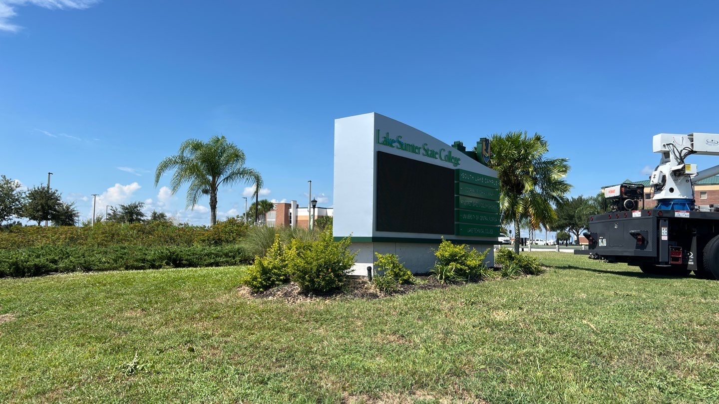 Monument Sign for LSSC Clermont by SignCrafters