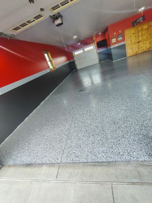 Multi-Car Garage Concrete Coating and Floor Refinishing in Hull