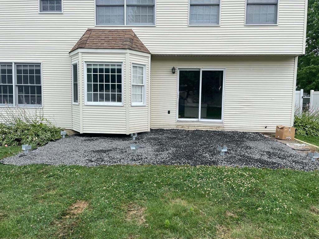 New deck and open porch Newton PA by deck guardian