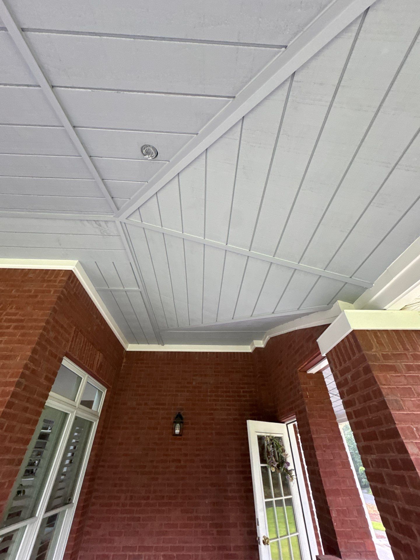 Custom Tongue-and-Groove Porch Ceiling Renovation in Marietta by Swift Home Renovations