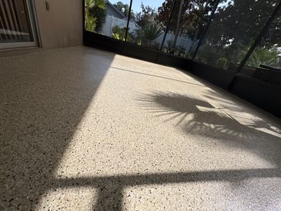 Garage and Screened Lanai Epoxy Floor Coating in Brandon