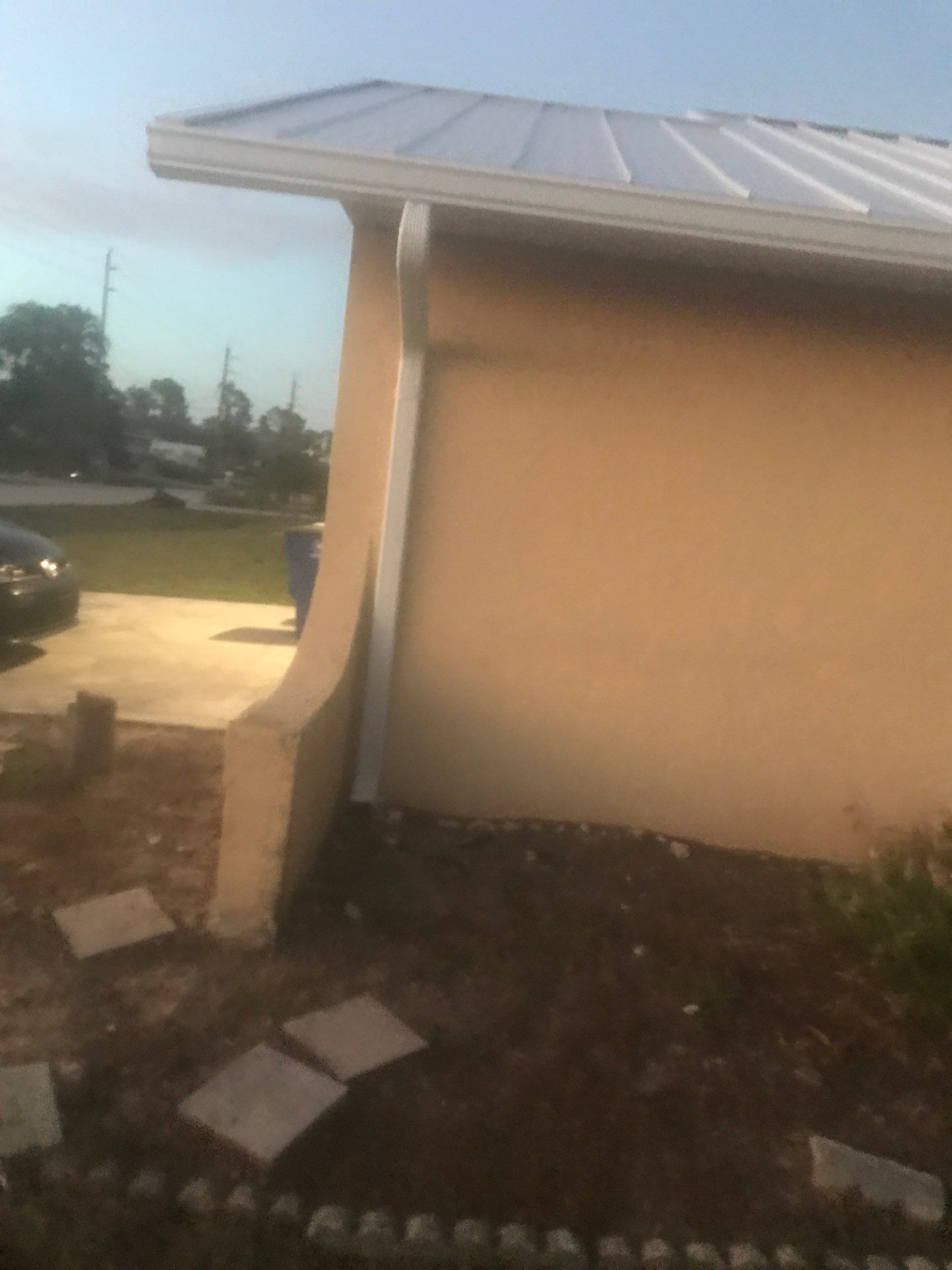 White K Style Seamless Gutters using Splash Guard in Fort Myers FL by Gutter Professors