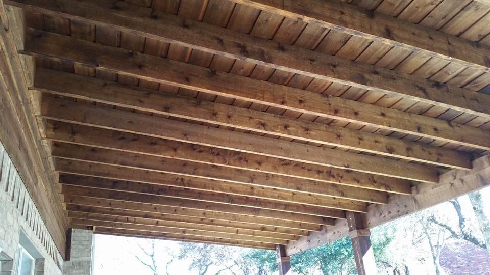 Beautiful Patio Cover Installation for a current Client by First United Roofing & Construction