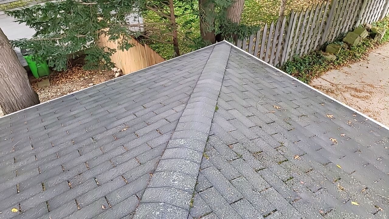 ATLAS PINNACLE COLOR: SCOTCHGARD BLACK SHADOW DRIP EDGE: WHITE by Eagle Eye Roofing