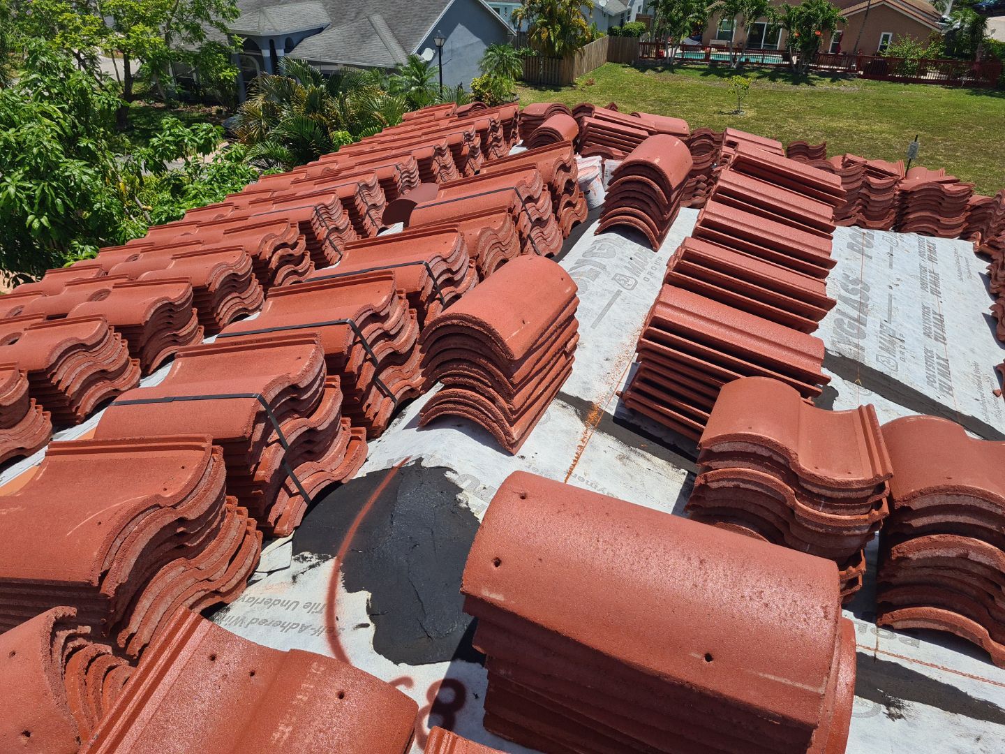 Residential Roofing Installation using Eagle Roofing Tile by BLUES BROTHERS ROOFING