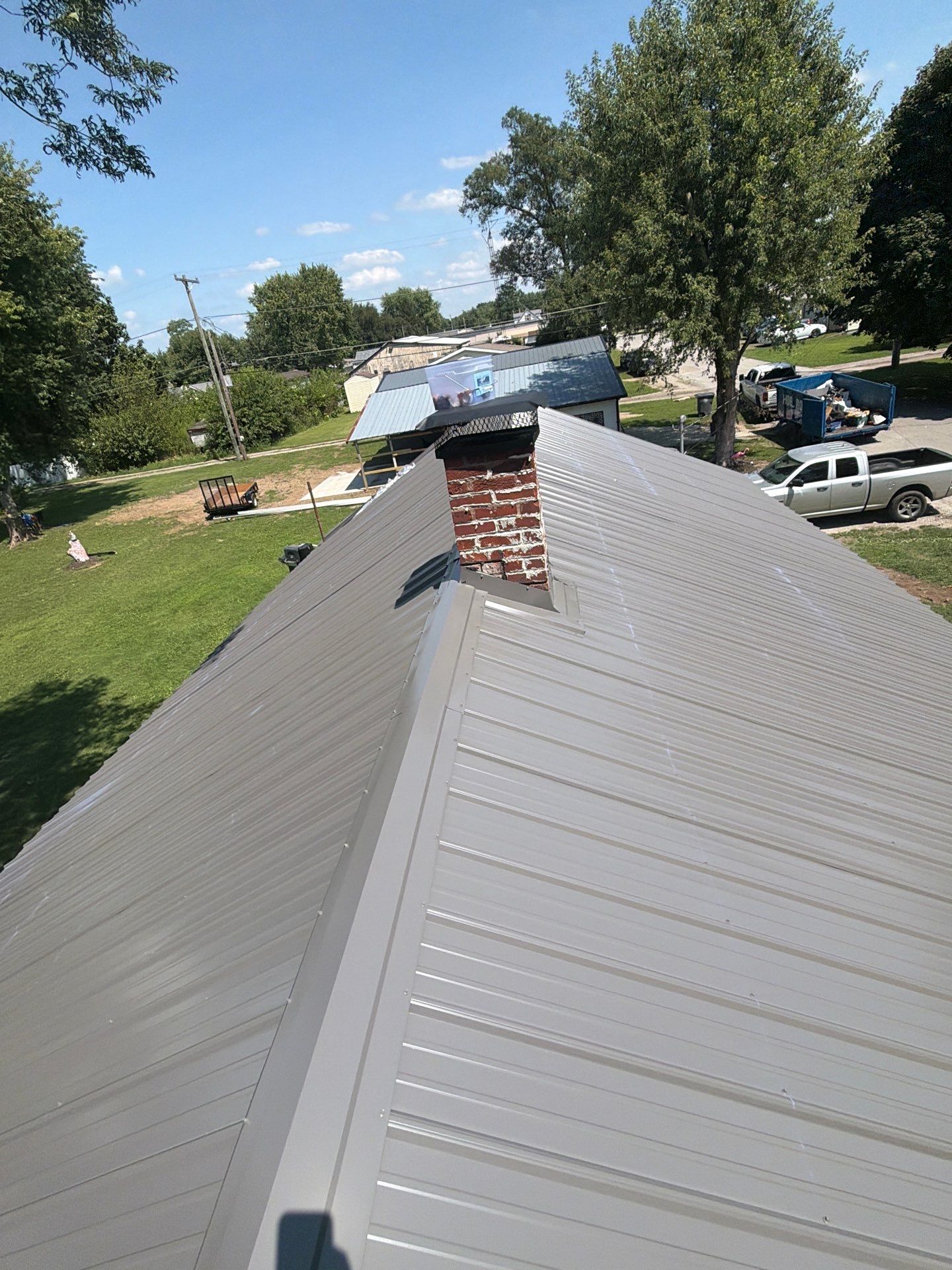 Classic Rib Metal Roofing - Charcoal by Hoel Roofing & Remodeling