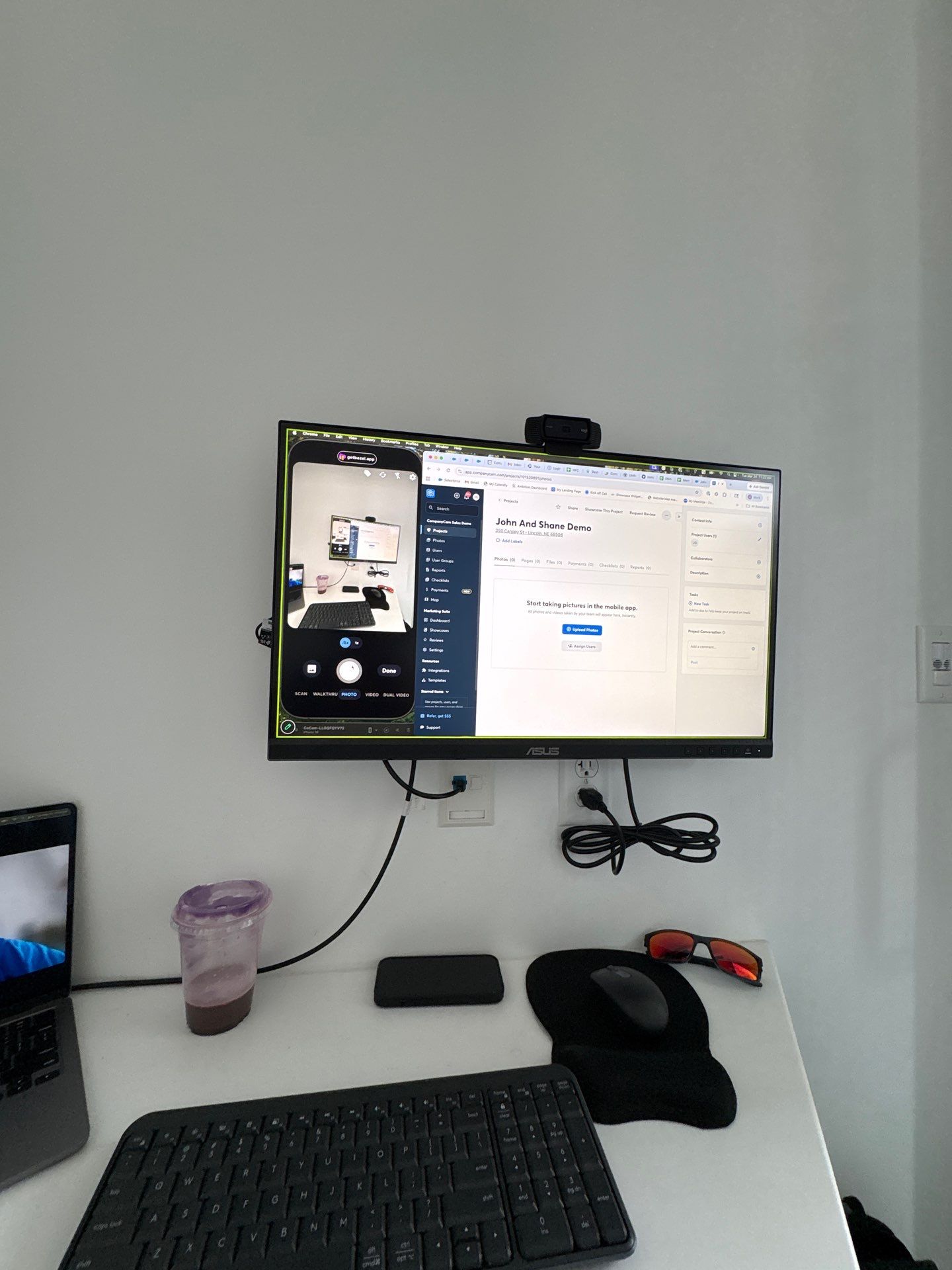 Office Setup and Glass Door Installation in Lincoln by CompanyCam Sales Demo
