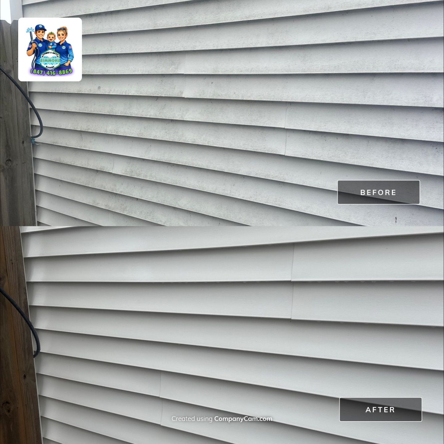 Project in Kenosha by Simmons Power & Soft Washing