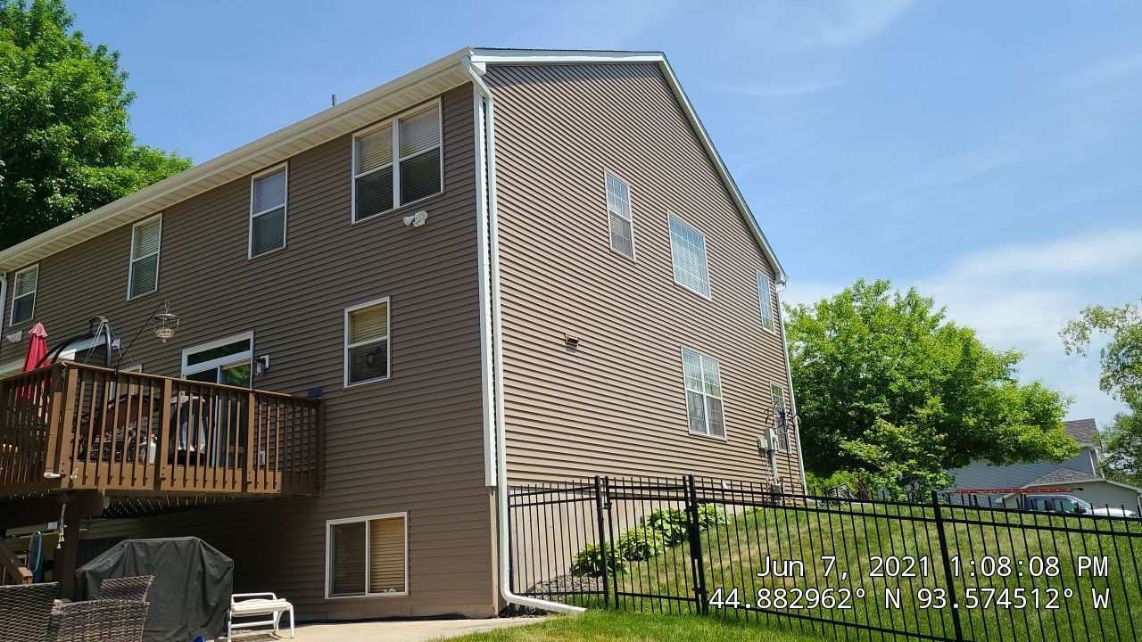 Full Exterior Restoration – Chanhassen, MN | Owens Corning Teak, Mastic Rugged Canyon & Russet Red Accents by First Impressions Exteriors