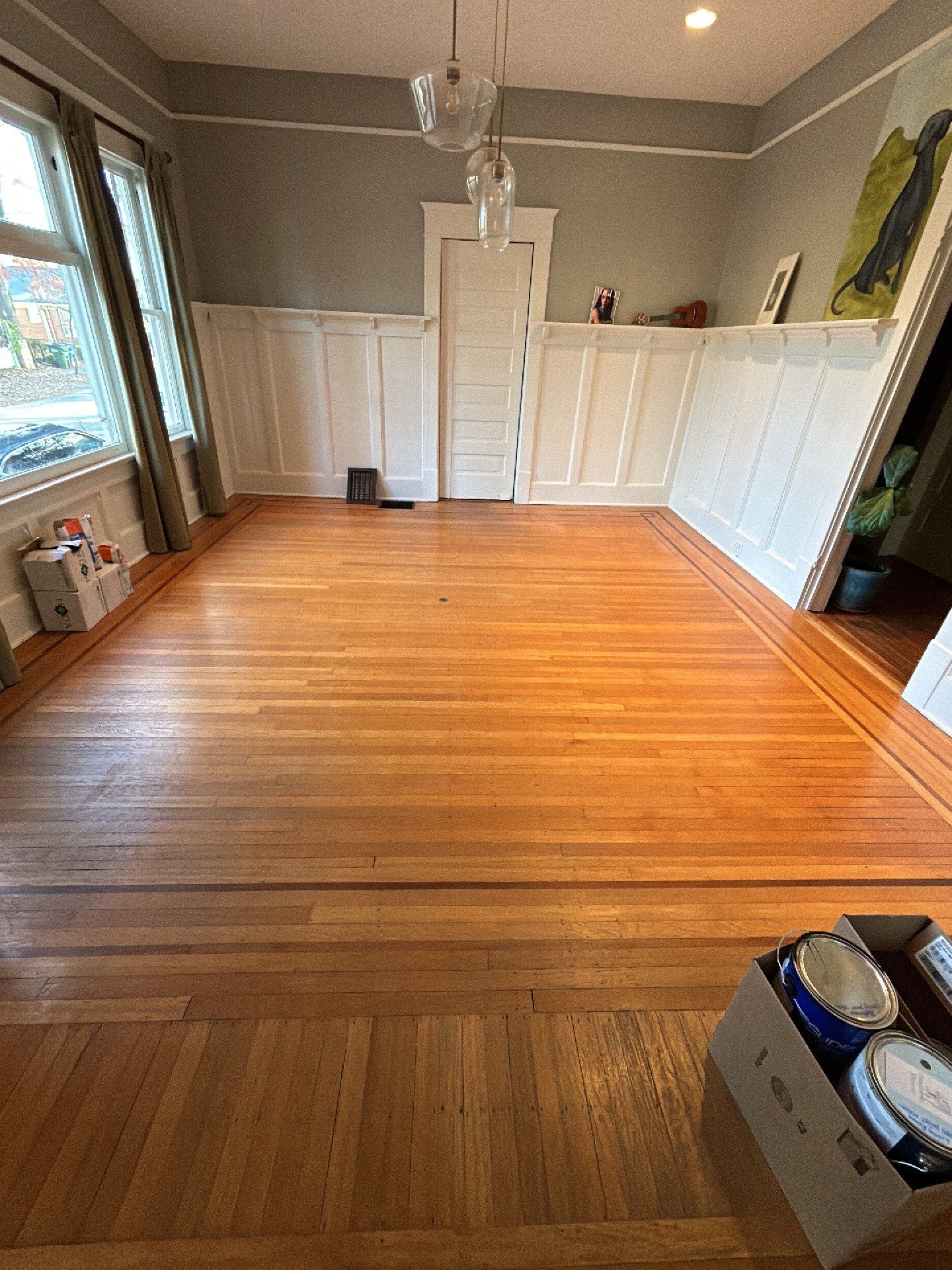 115 year old house - Oak refinish by Footprints Floors of East Atlanta