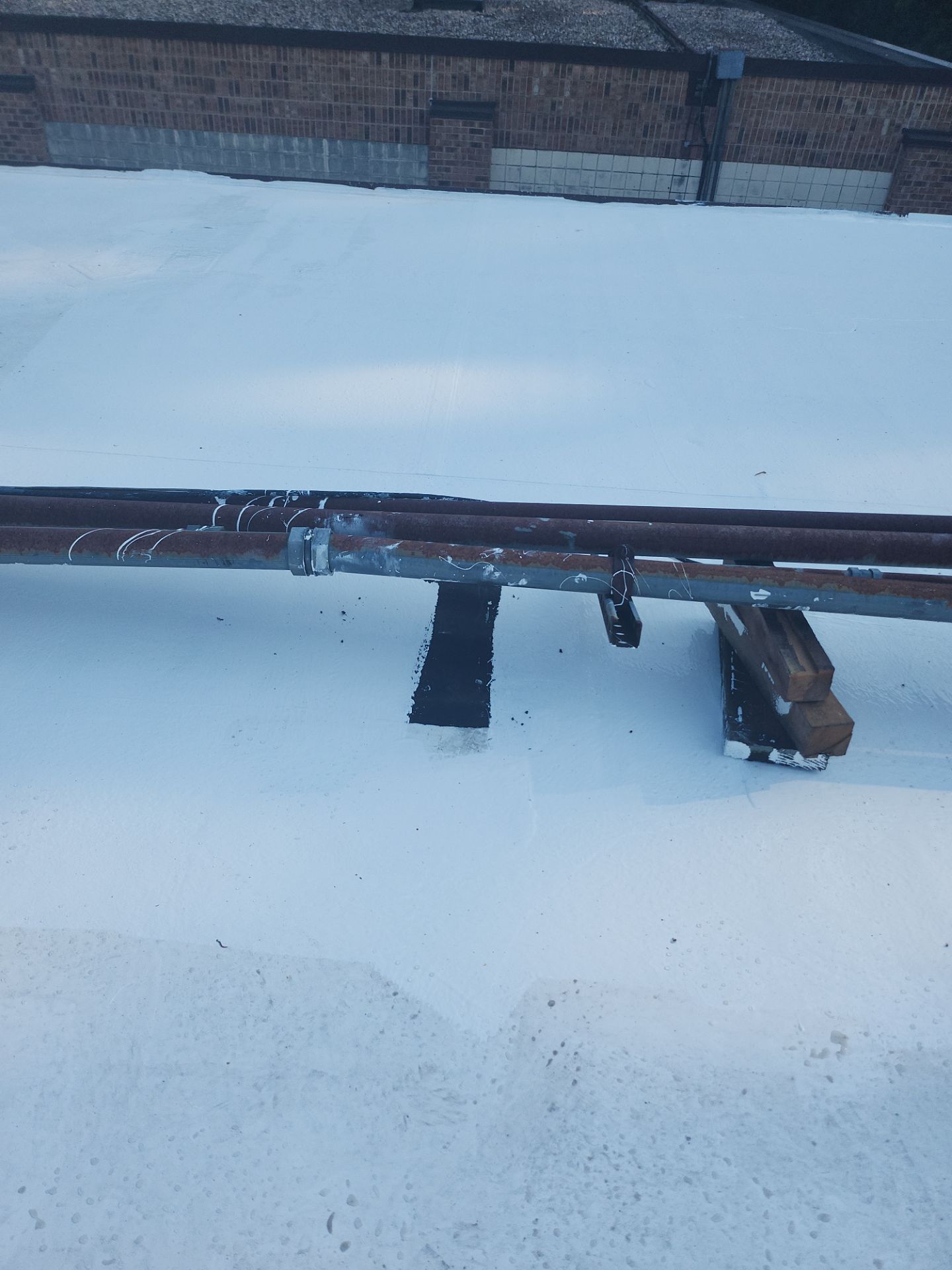Church Roof Installation using GACO Flex Silicone by ExteriorPros