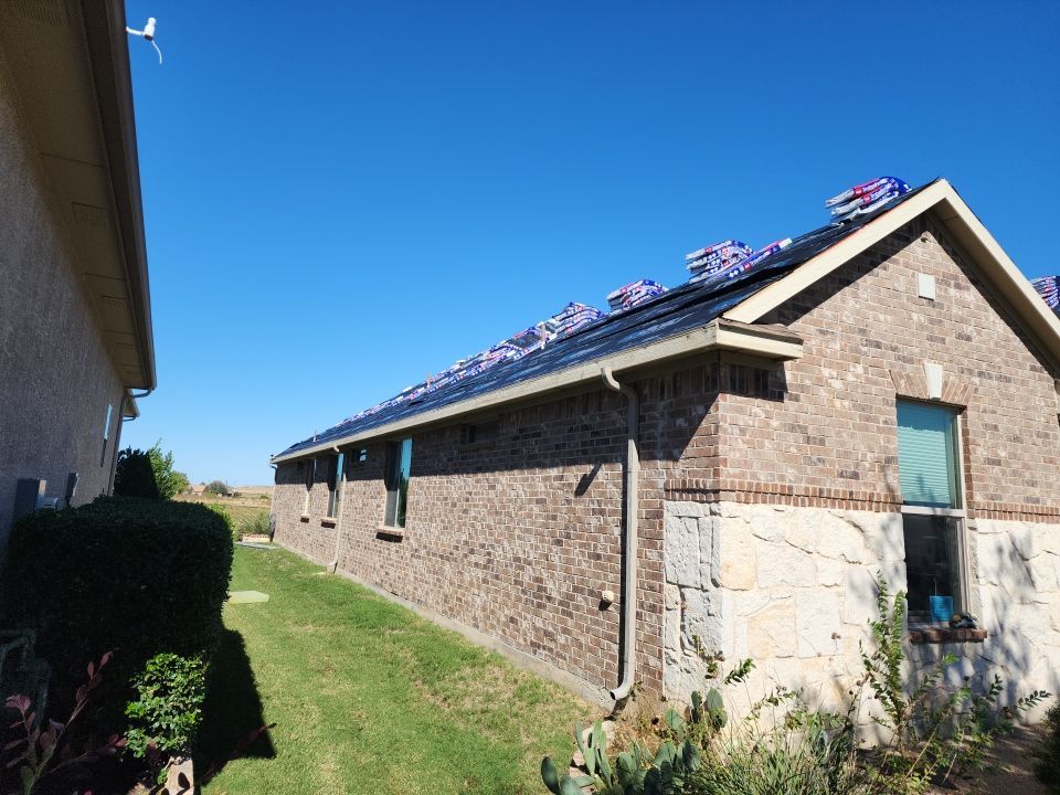 Insurance Claim Roof and Gutters using GAF Timberline HD Barkwood by Tex-Line Roofing