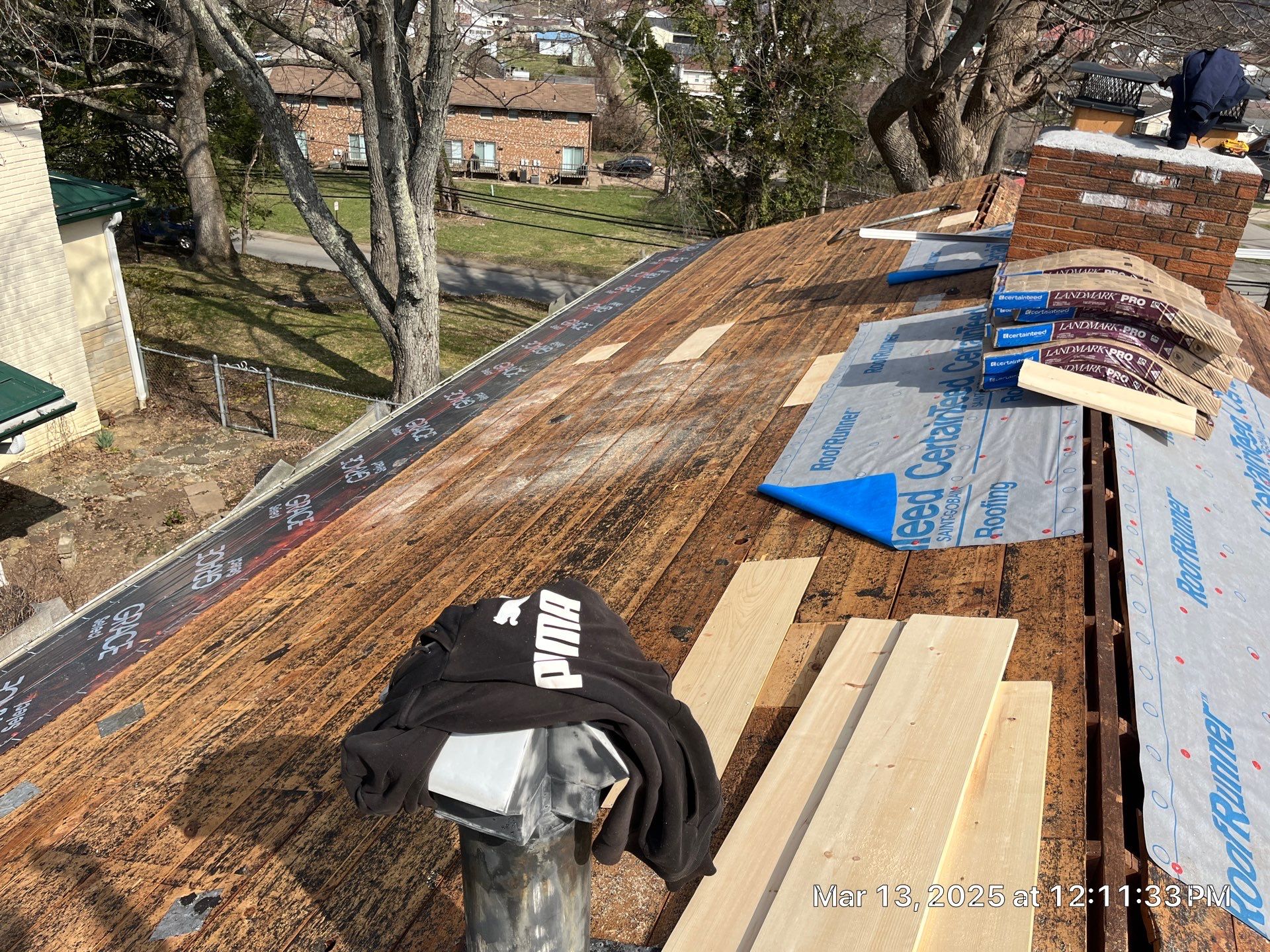 Residential Roofing Installation using Certainteed Landmark Pro Shingles by Fahey Roofing + Contracting