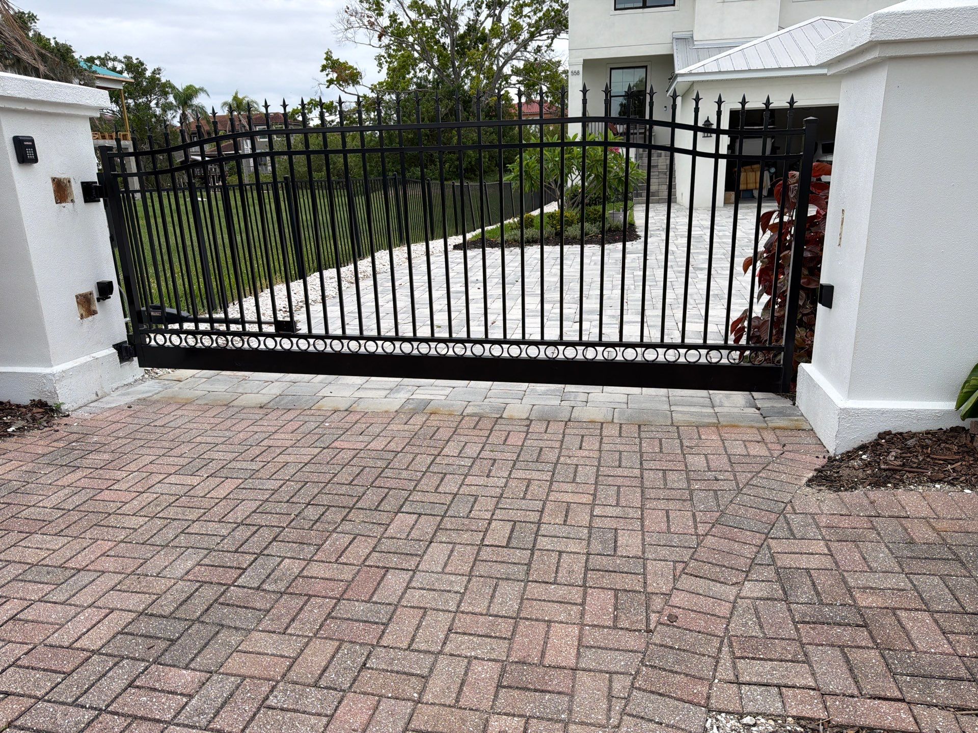 Customer Estate Gates With Operator by Asap fence and gates, LLC
