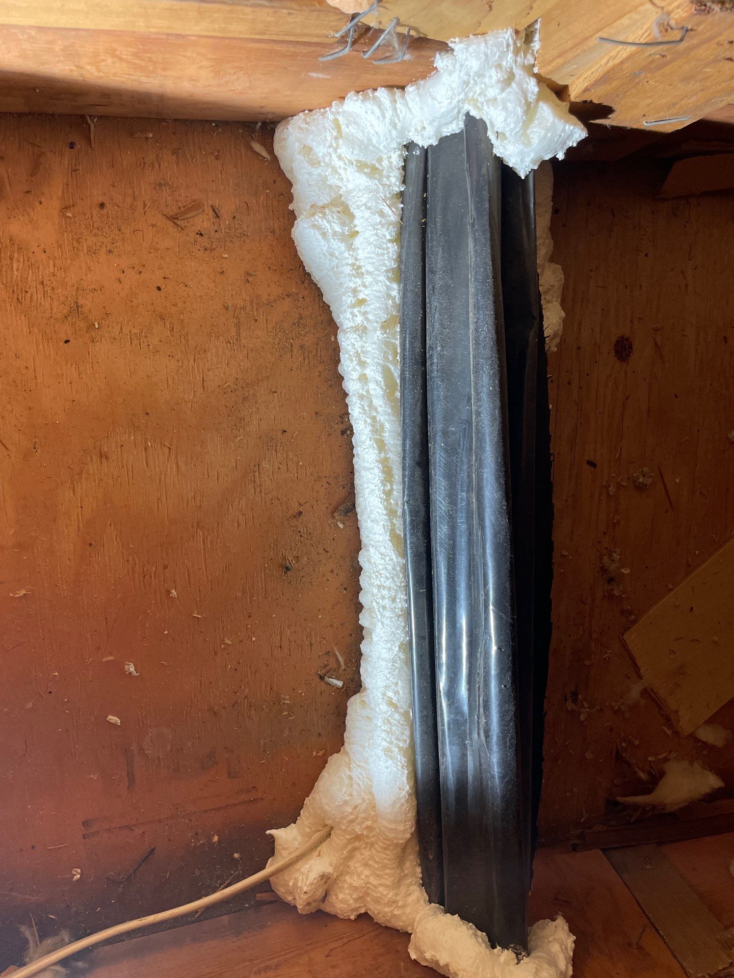 Attic Insulation using Green Fiber Sanctuary by NYS Foam & Energy