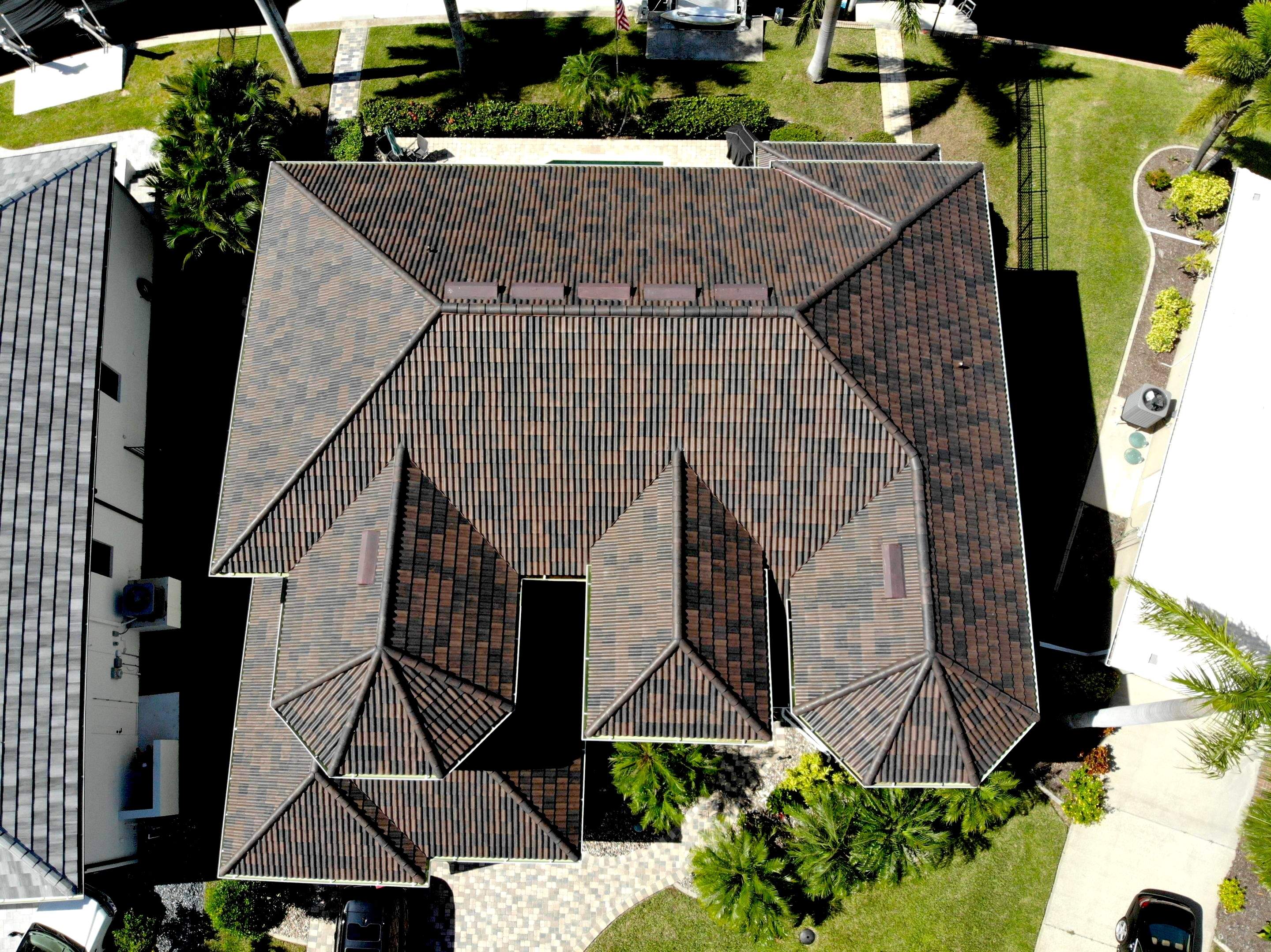 Residential Roofing Installation using Brava Spanish Tile in Punta Gorda, FL by International Roofing