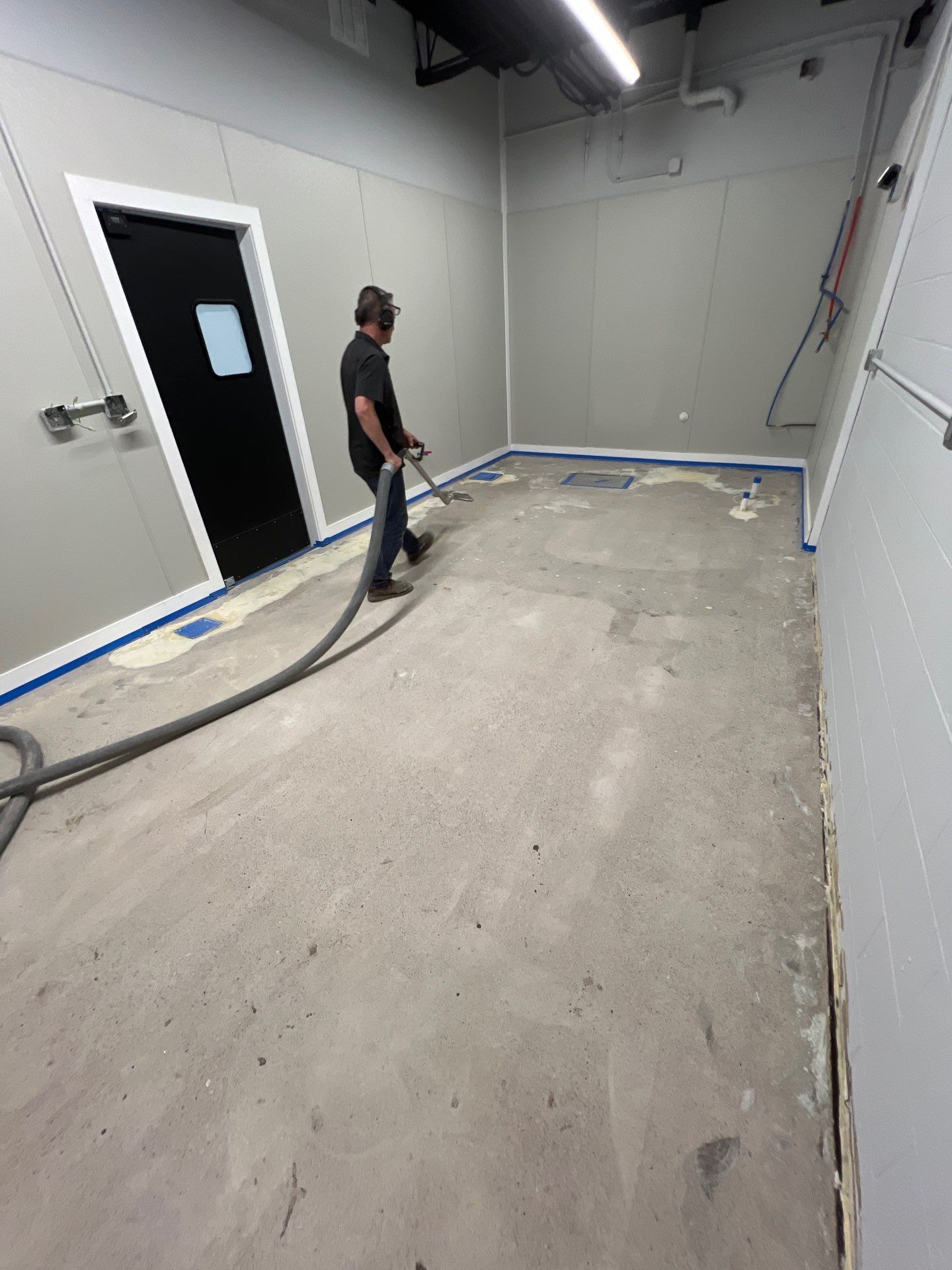 Silverado garage floor coating  by NG Masonry & Construction LLC