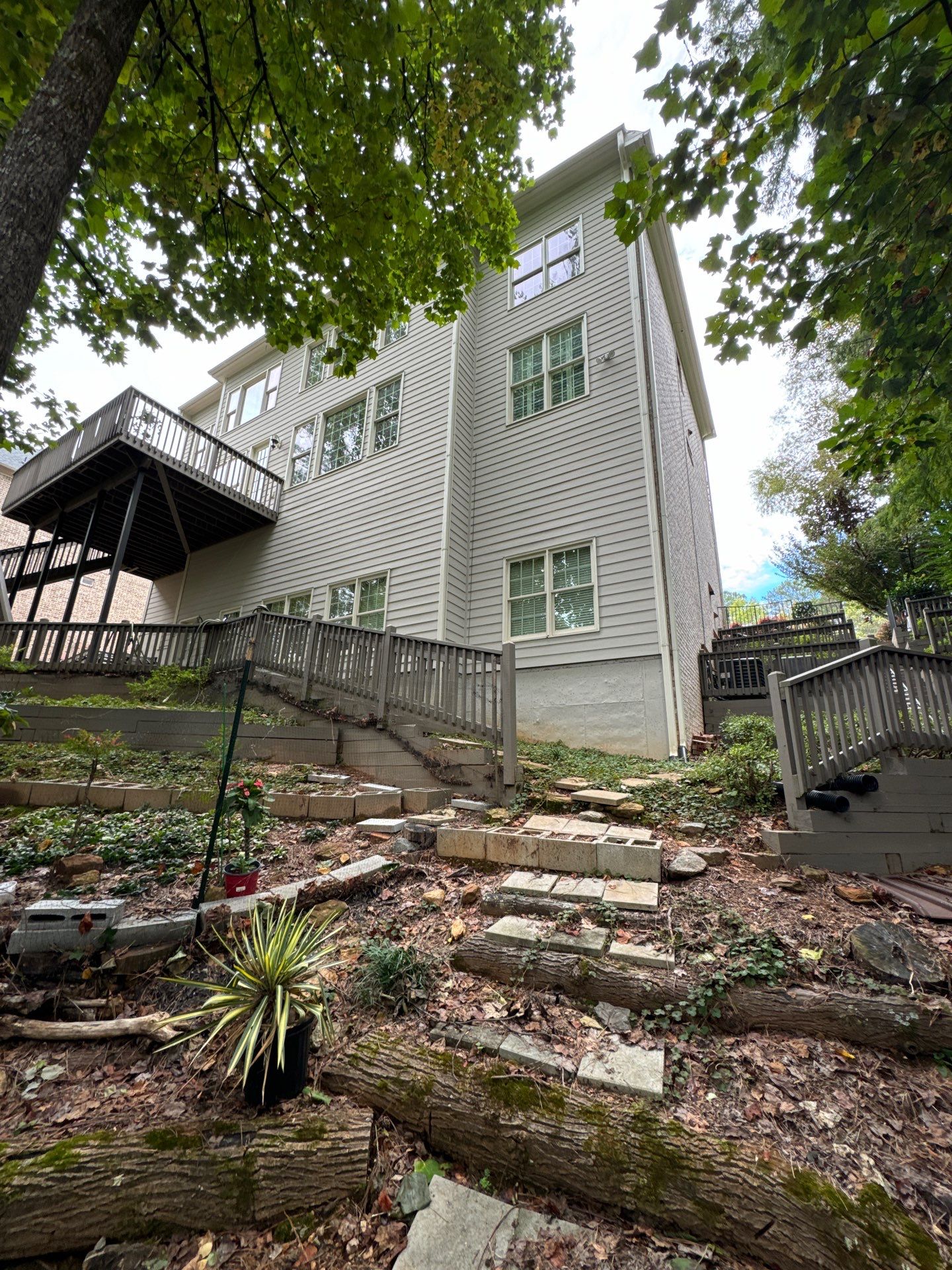Full Exterior Painting and Trim Refinishing in Duluth, Georgia by Swift Home Renovations