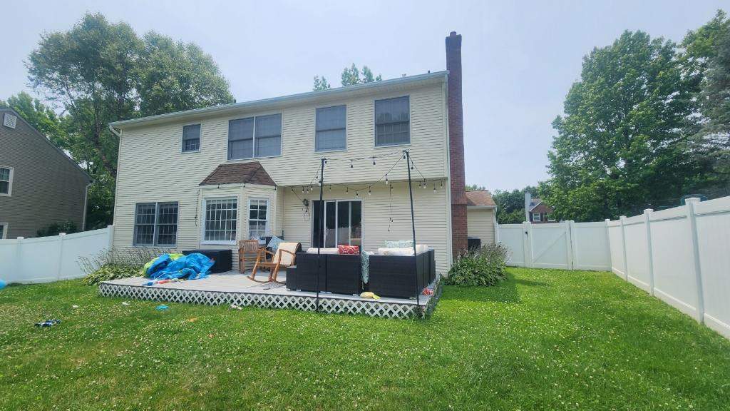 New deck and open porch Newton PA by deck guardian