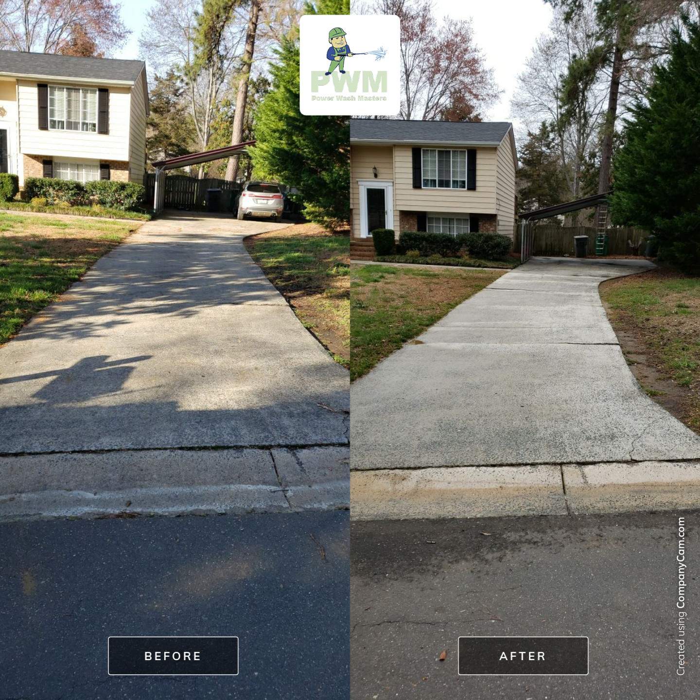 House Wash using cleaner by Power Wash Masters LLC