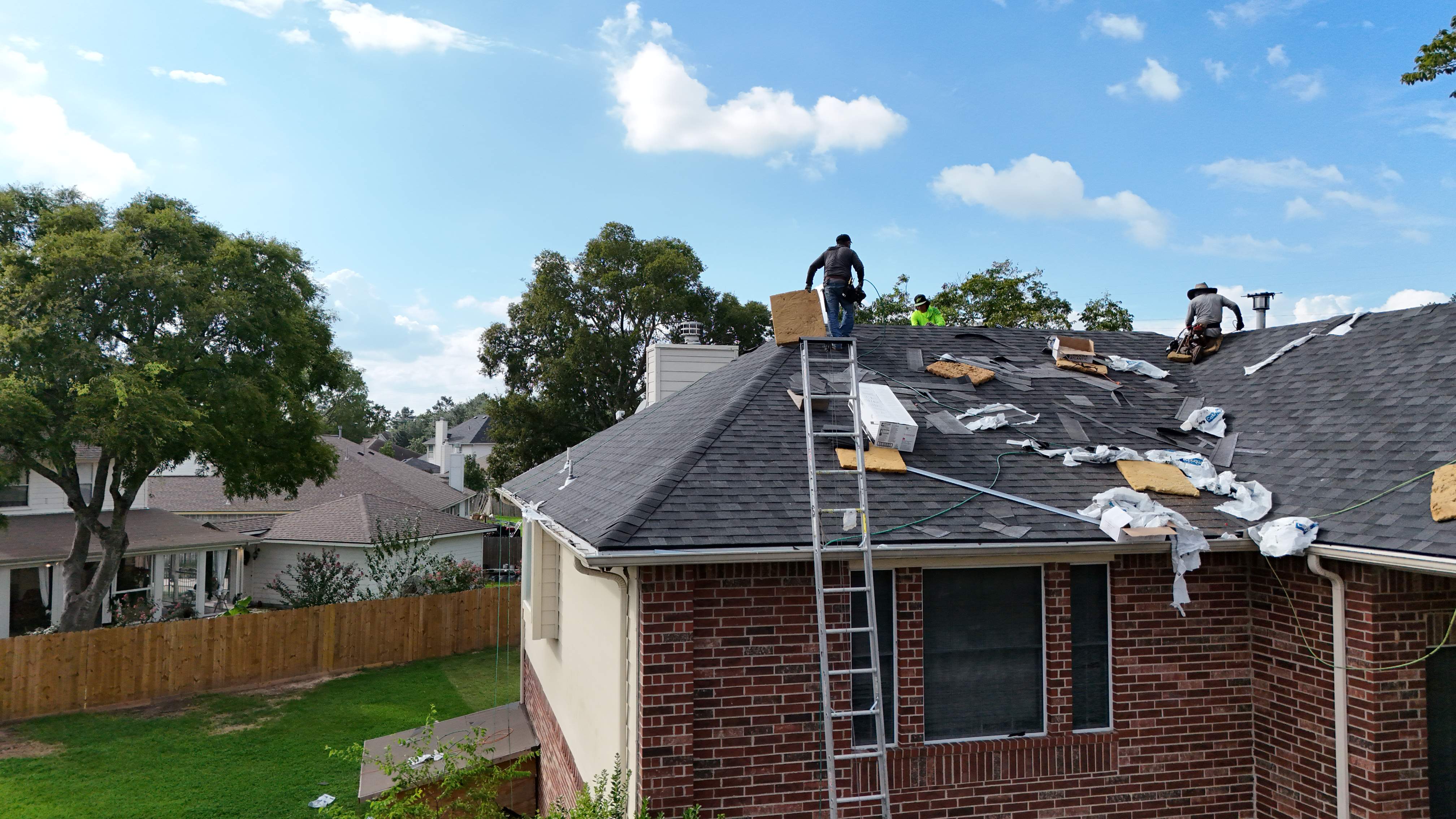 Charcoal Shingle Roof Replacement — North Houston, TX by PL Roofing & SB Roofing, LLC.