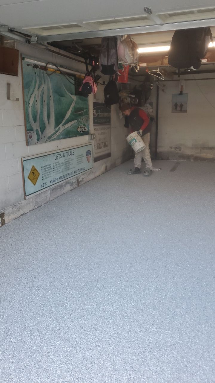 Garage Floor In Mt. Everest by Spectrum Painting, LLC