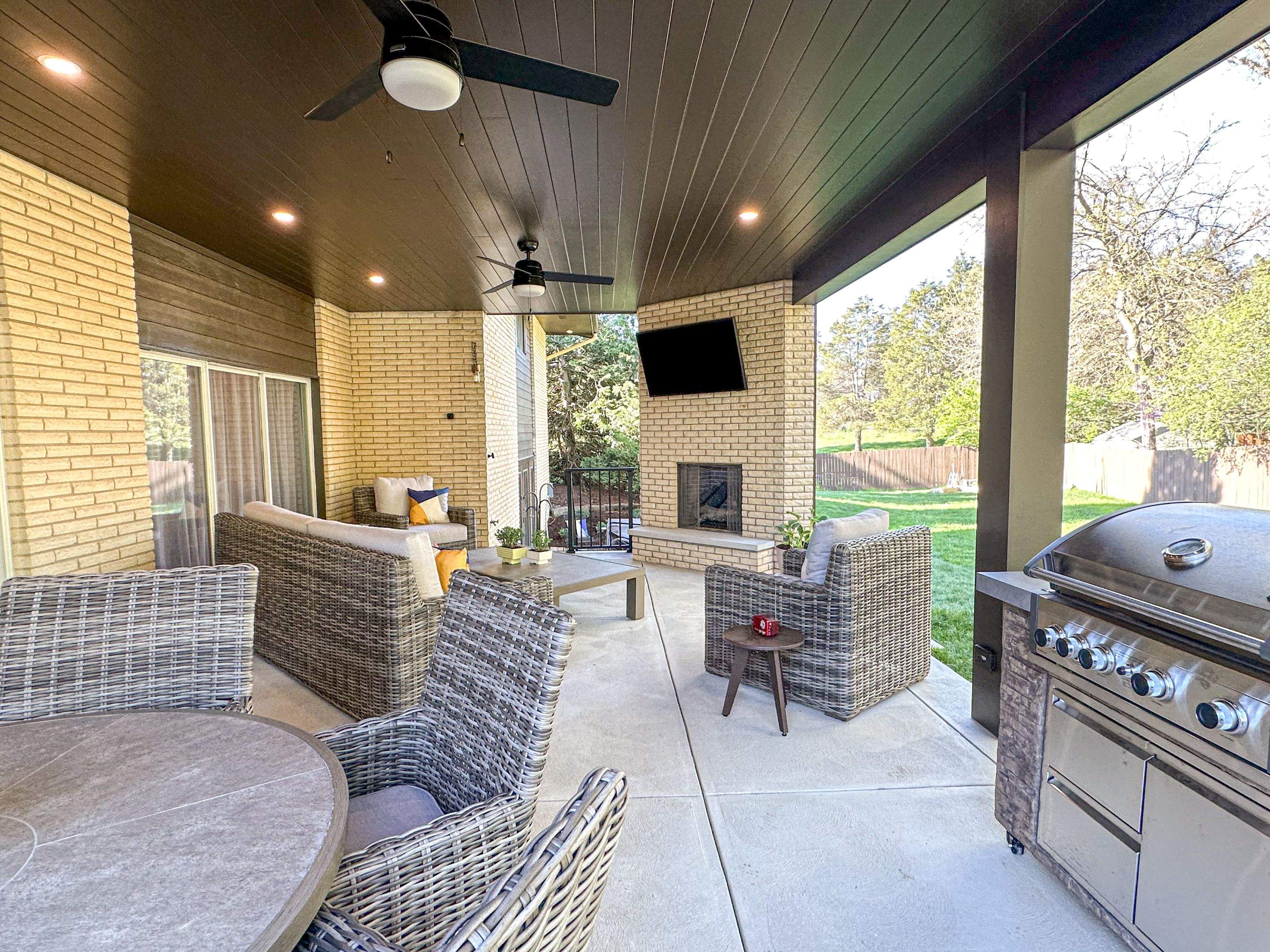 Centerville Covered Patio by Zengel Group
