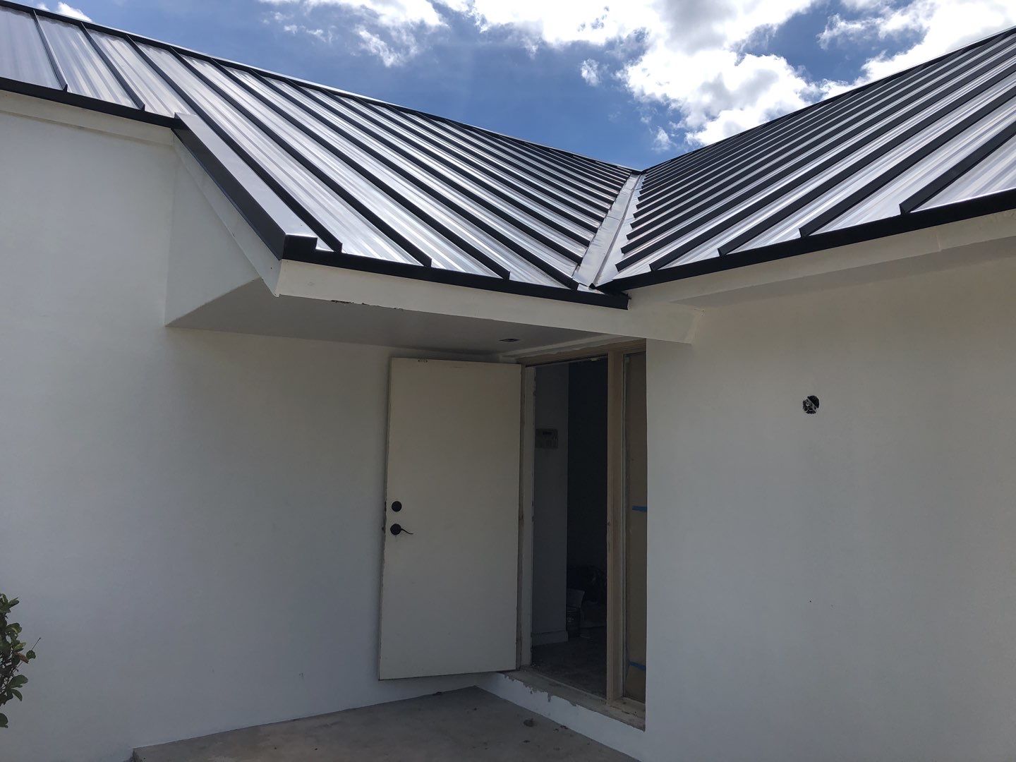 Residential Roofing Installation using 1" Nail strip metal roof by BLUES BROTHERS ROOFING