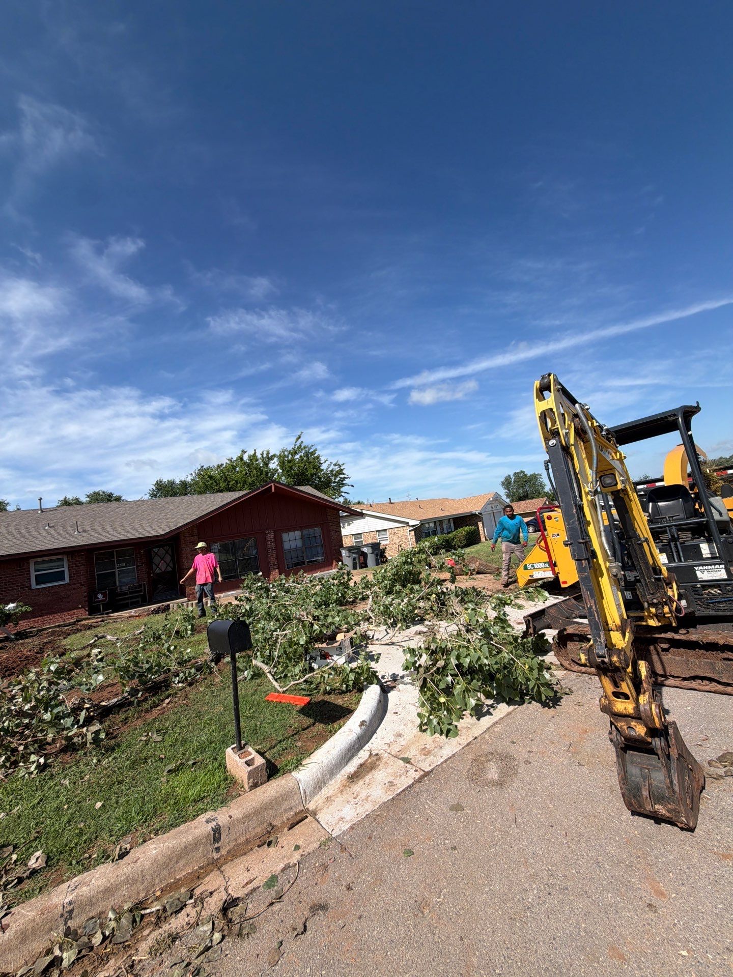 Emergency Tree Removal and Sod Installation Restoration in Lawton by Clays Services Inc