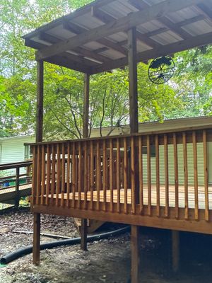 Deck using Wood Sealant