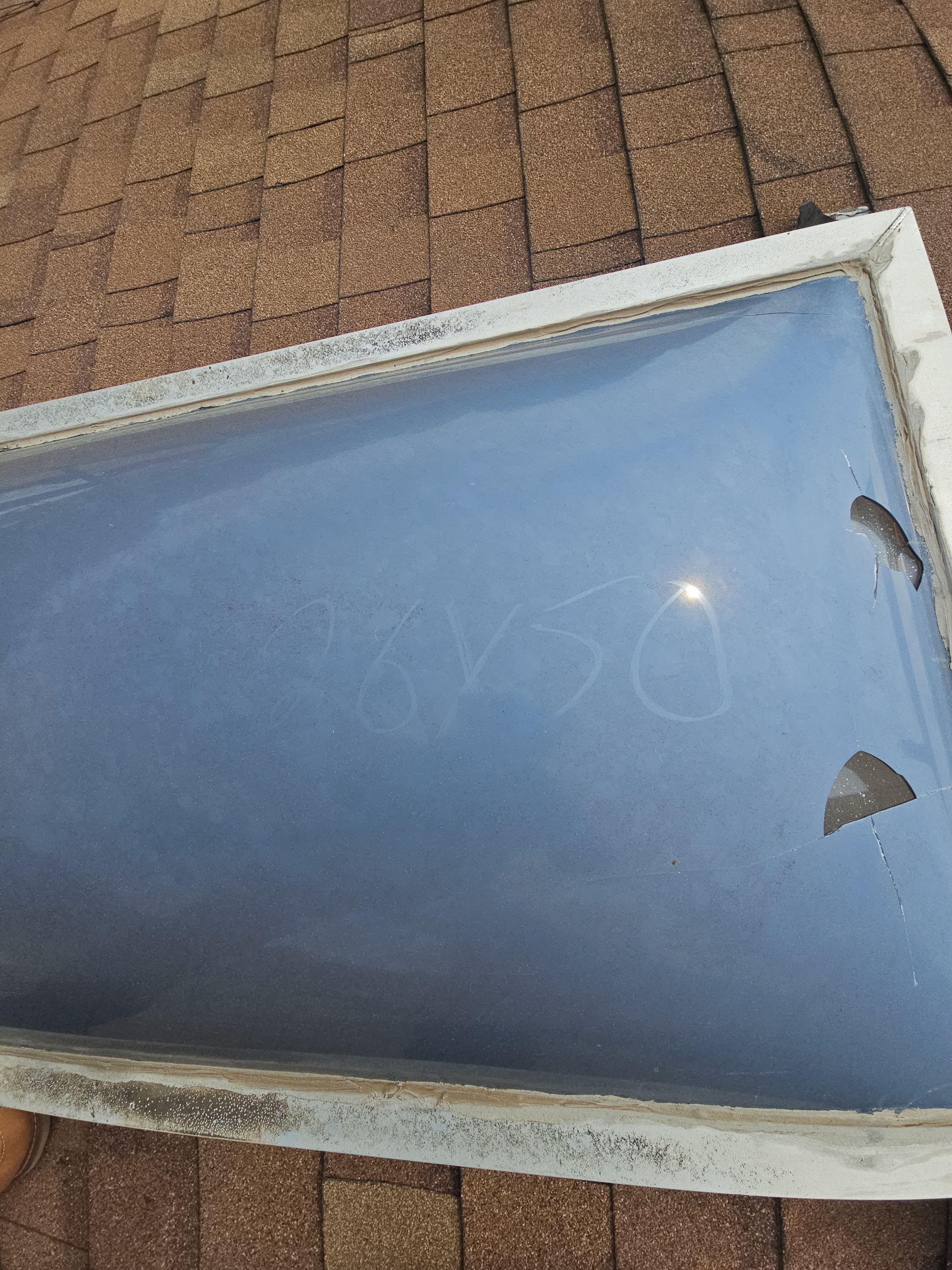 "Full Roof Replacement Due to Hail and Water Damage – Before & After" by road roofing llc
