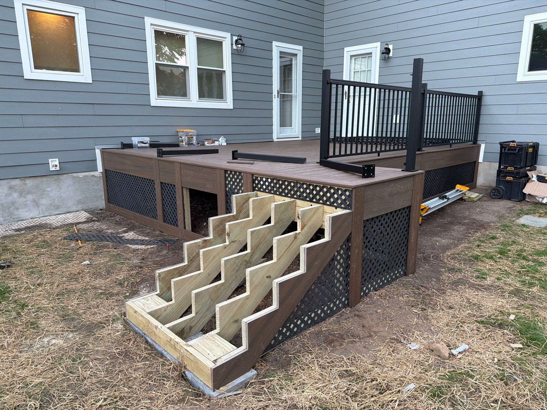 Deck and Landing Resurfacing in Florham Park, New Jersey by deck guardian