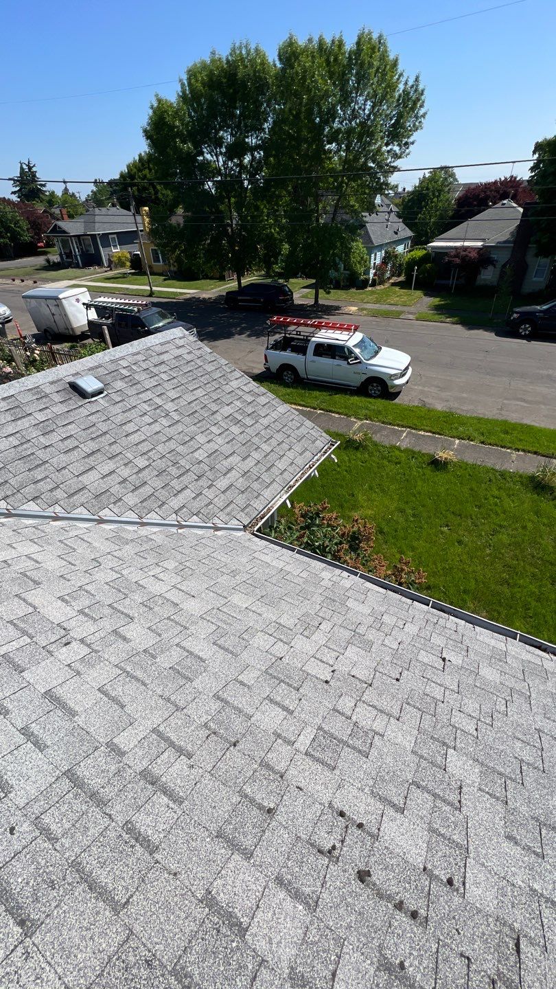 Residential Roofing Installation using IKO Dynasty (Color: Summit Grey) by Orezona Building & Roofing Company, Inc.