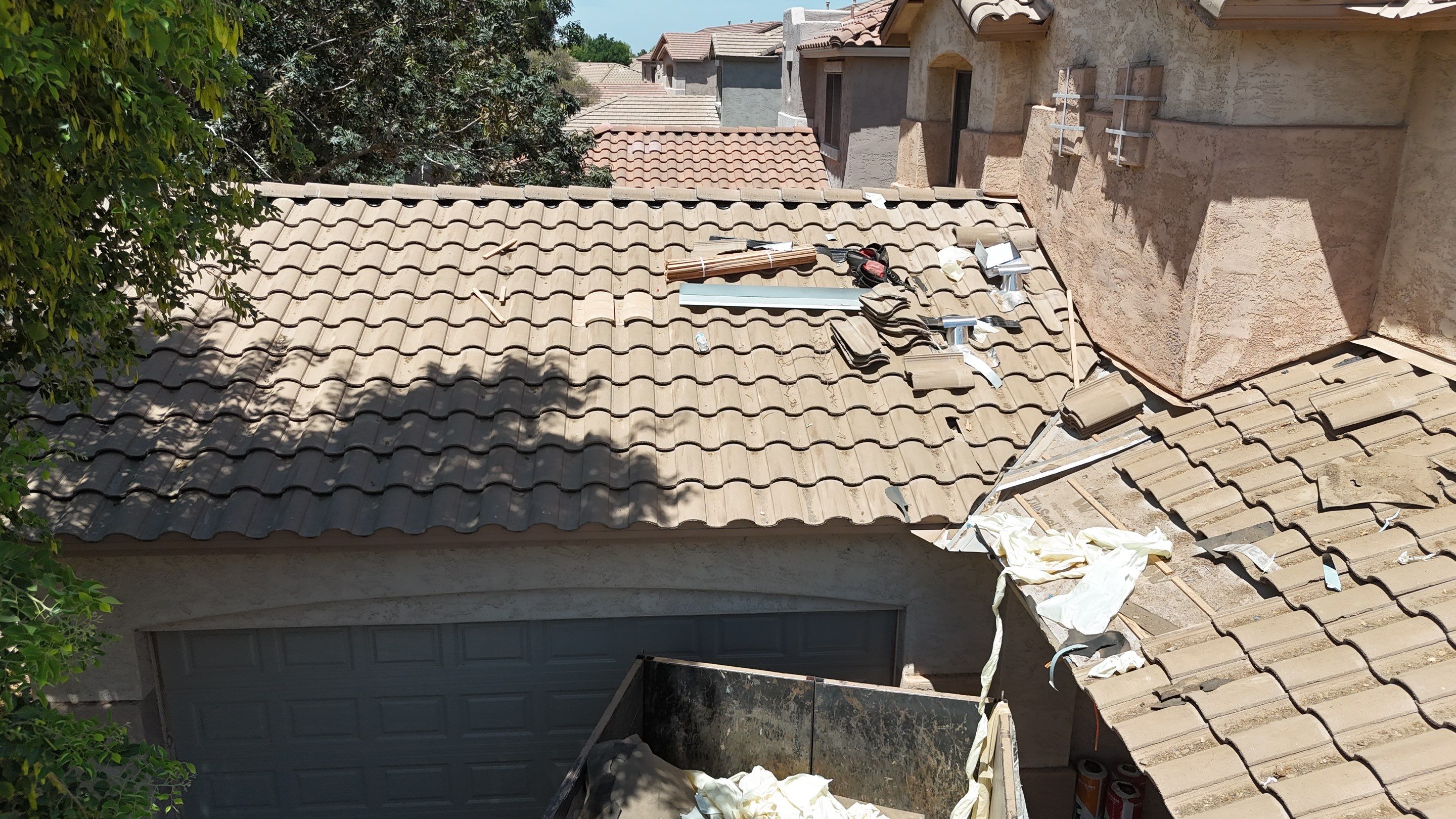 Project in Queen Creek, AZ by Saint Roofing