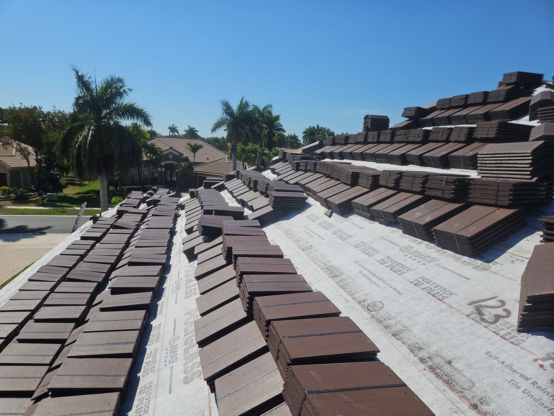 Residential Roofing Installation using WestLake Roofing Tile by BLUES BROTHERS ROOFING
