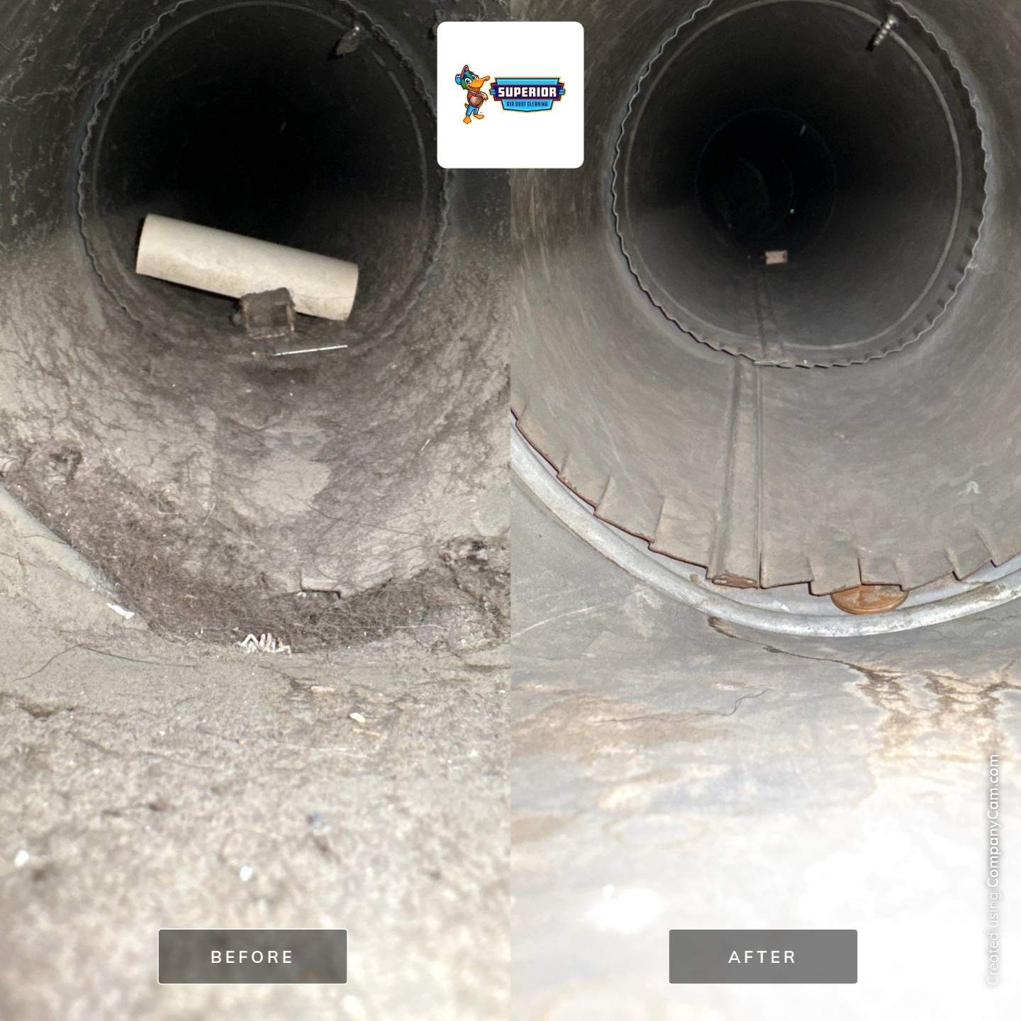 Air Duct Cleaning With a Vacuum Truck in Austintown, OH by Superior Air Duct Cleaning