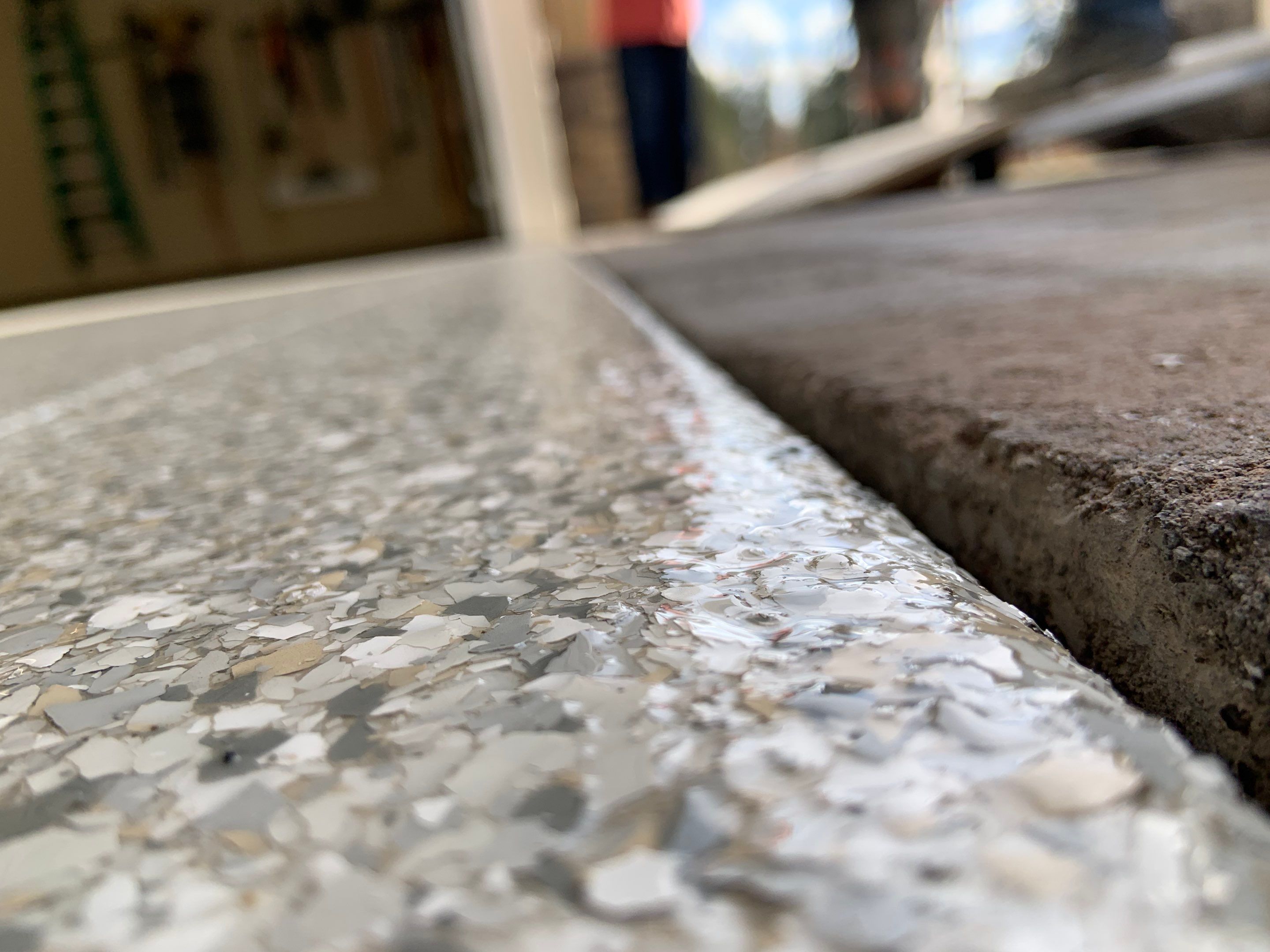Garage Transformation using Mt Everest by Croc Coatings, LLC