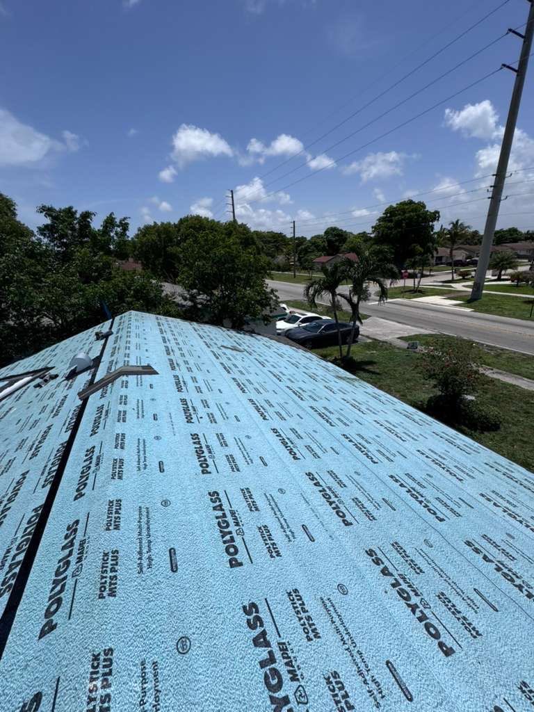 Full Architectural Shingle and Flat Roof Replacement in Pompano Beach by Art's Roofing & Construction