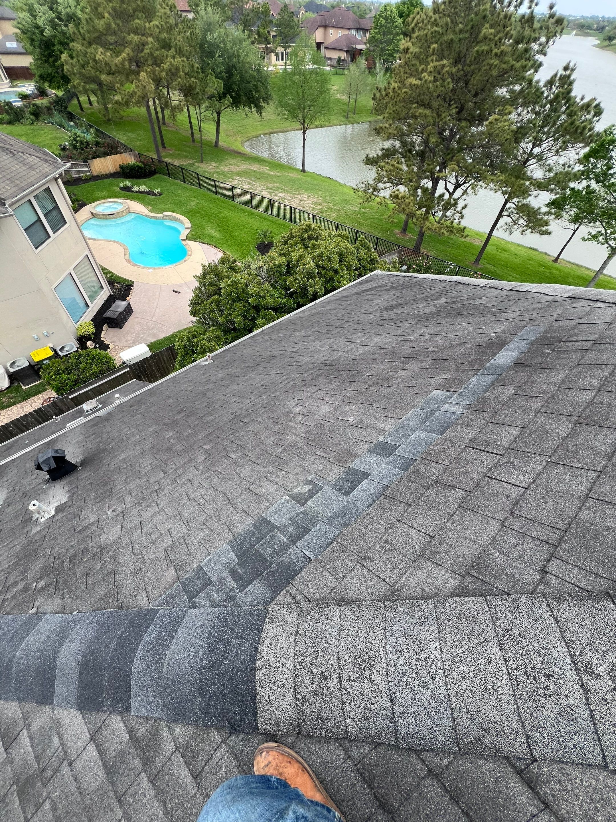 Residential Roofing Repair using Owen's Corning Duration (Lifetime) Shingles by Roof Repair Company