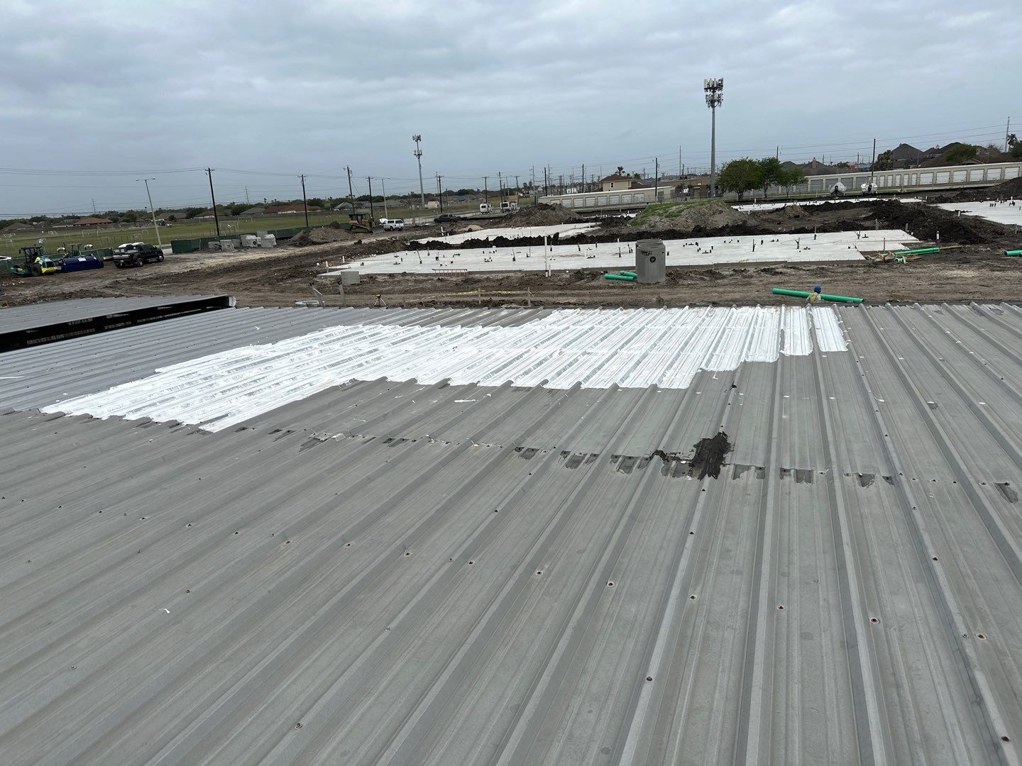 Commercial Roofing Repair using Coating Roof Repair by Galvan Roofing and Construction