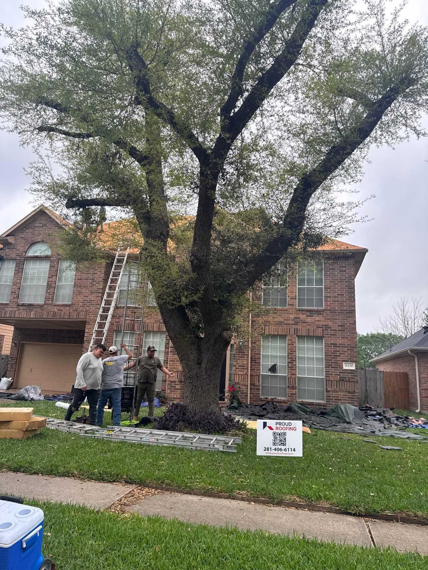 Project in Houston by Proud Roofing