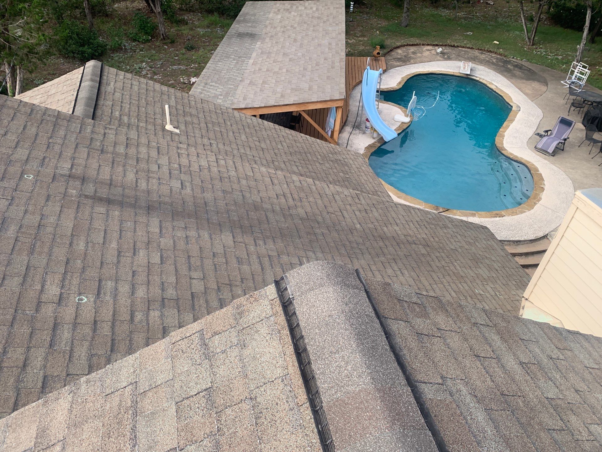 Leander Hail Damage Restoration and Architectural Shingle Roof Replacement by Caliber Restoration LLC