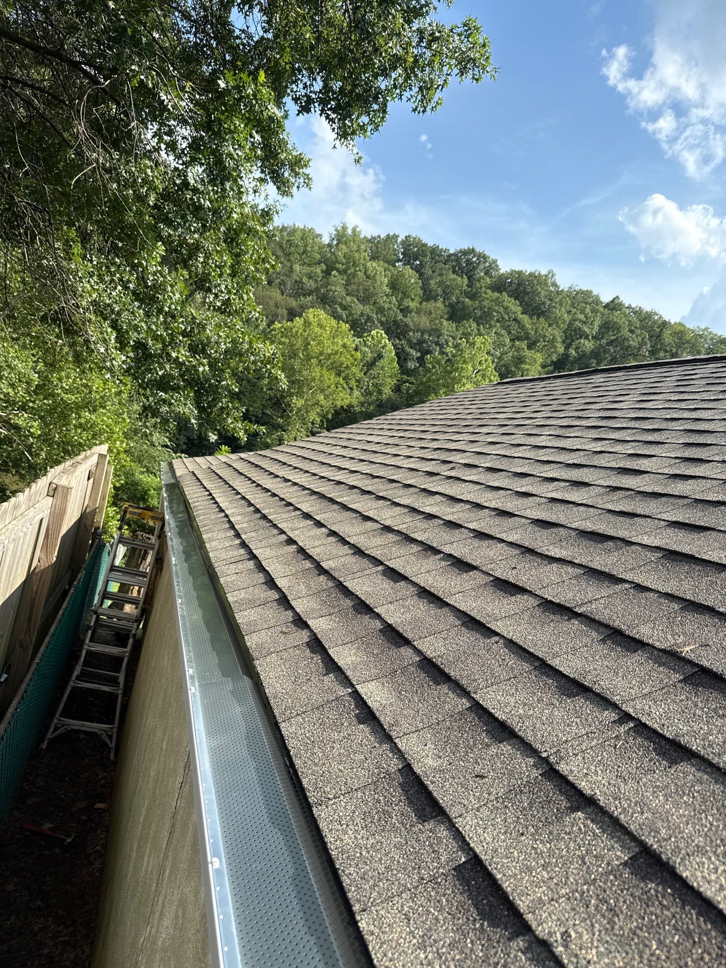Residential Roofing Installation using GAF Timberline HDZ Weatherer Wood by Rainstoppers Roofing